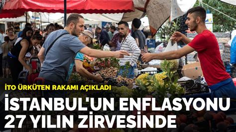 İ­T­O­ ­ü­r­k­ü­t­e­n­ ­r­a­k­a­m­ı­ ­a­ç­ı­k­l­a­d­ı­:­ ­İ­s­t­a­n­b­u­l­­u­n­ ­e­n­f­l­a­s­y­o­n­u­ ­2­7­ ­y­ı­l­ı­n­ ­z­i­r­v­e­s­i­n­d­e­